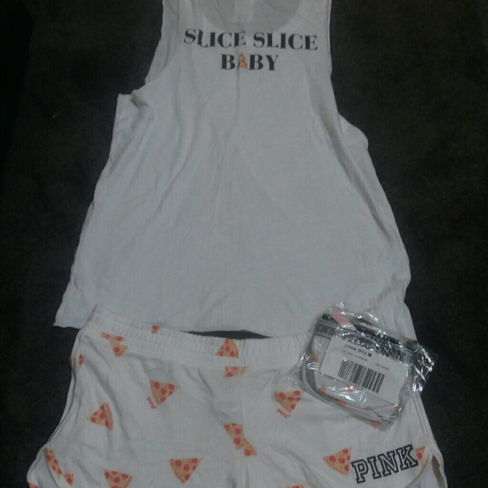 Vs PINK pizza set